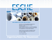 Tablet Screenshot of buero-esche.de